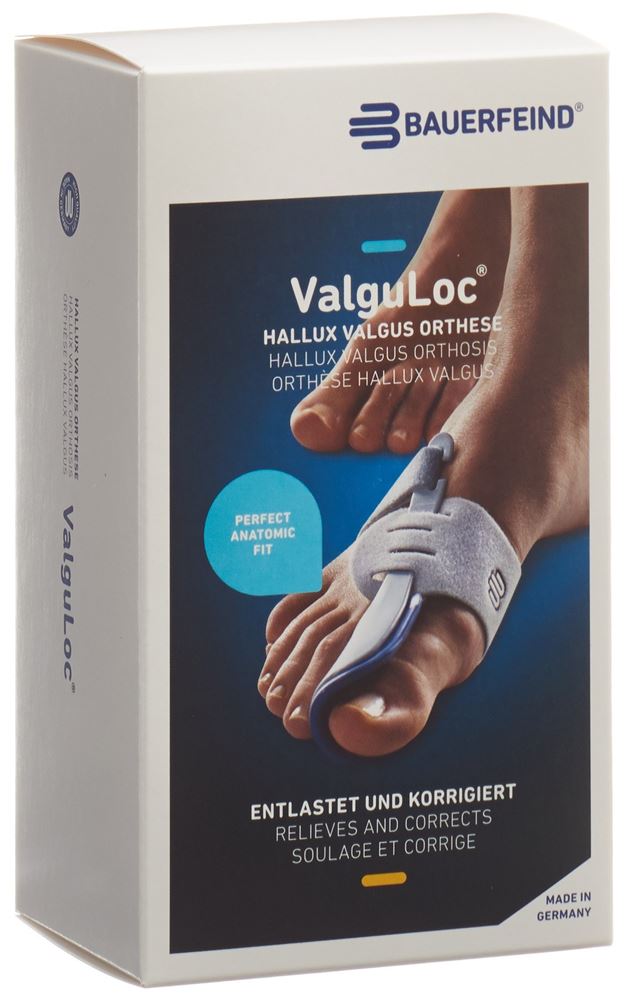 Bauerfeind ValguLoc Stabilorthese Gr2 links titan 1 Stk