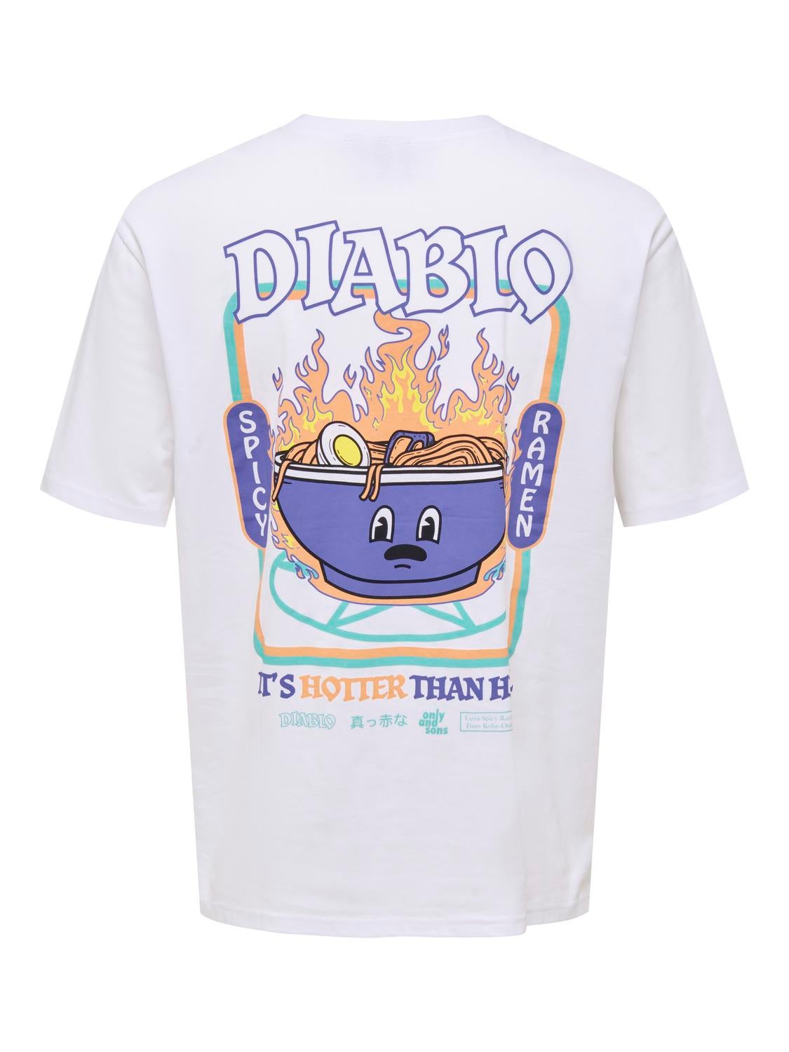 ONSKEANE T-shirt Bright White