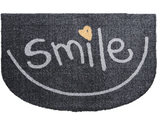 Smile vuilvangmat, antraciet, 50x75 cm