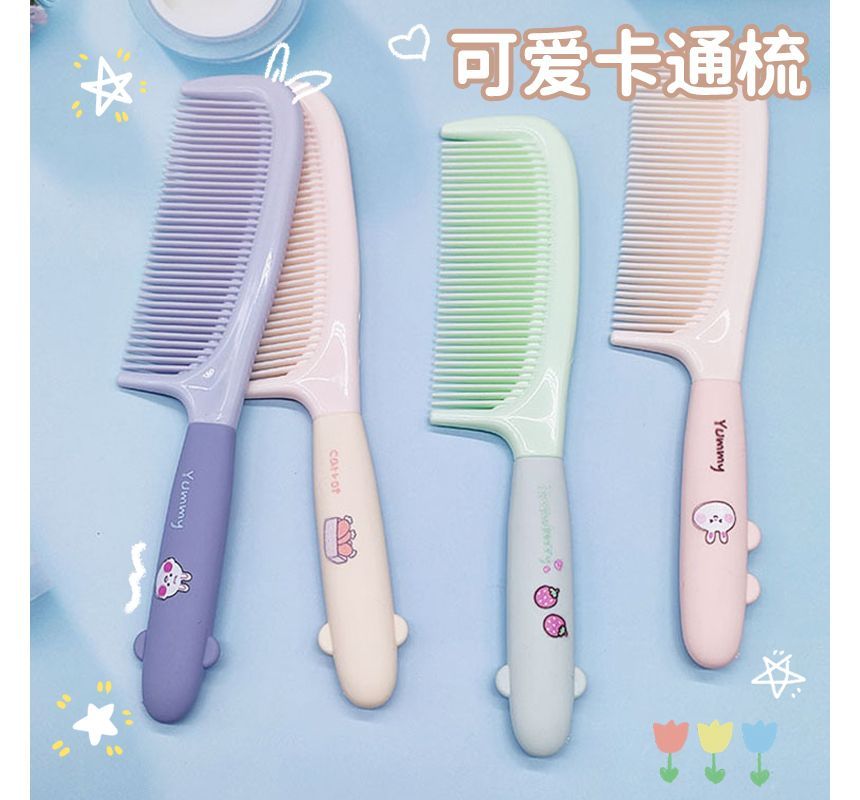 Yulu - Cartoon plastic haarkam / set (verschillende ontwerpen)