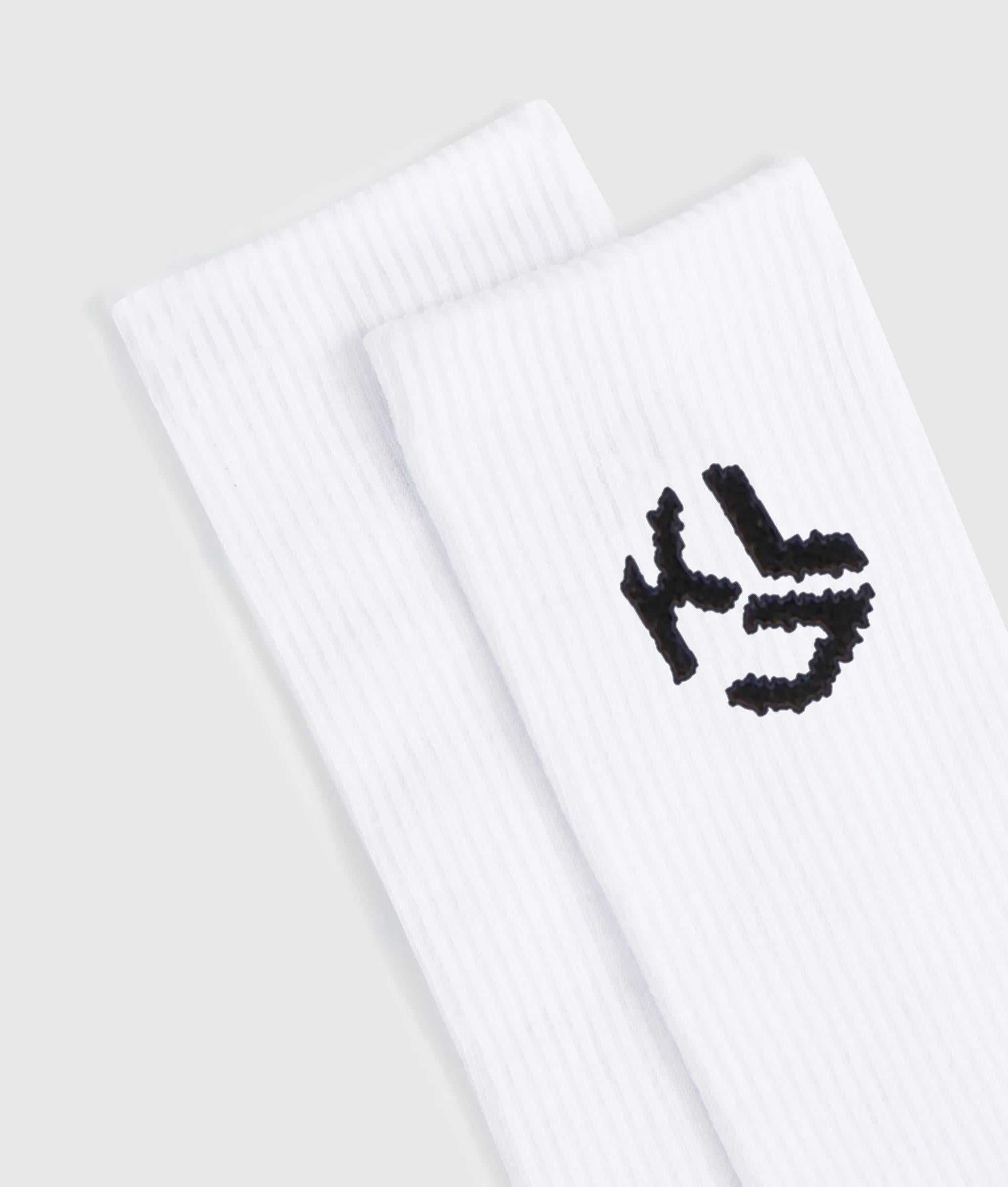 Monogram sokken van gemiddelde lengte - 2 paar