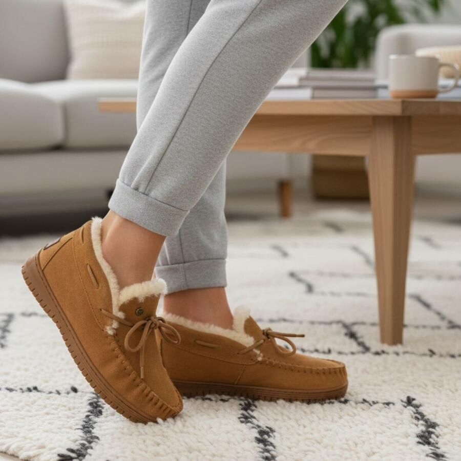 Warmbat Pantoffels Bunya BNY341025 Cognac Bruin