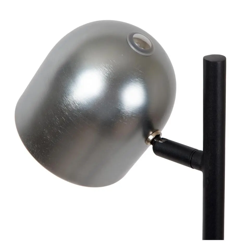 Lucide SKANSKA RECH Vloerlamp - Grijs ijzer