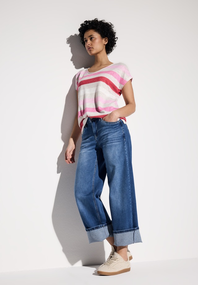 STREET ONE Shirttop , mit Streifenmuster