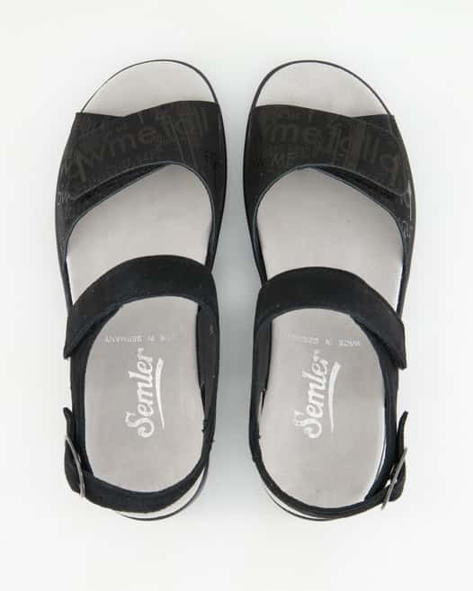 Semler Dunja Sandalen in Schwarz