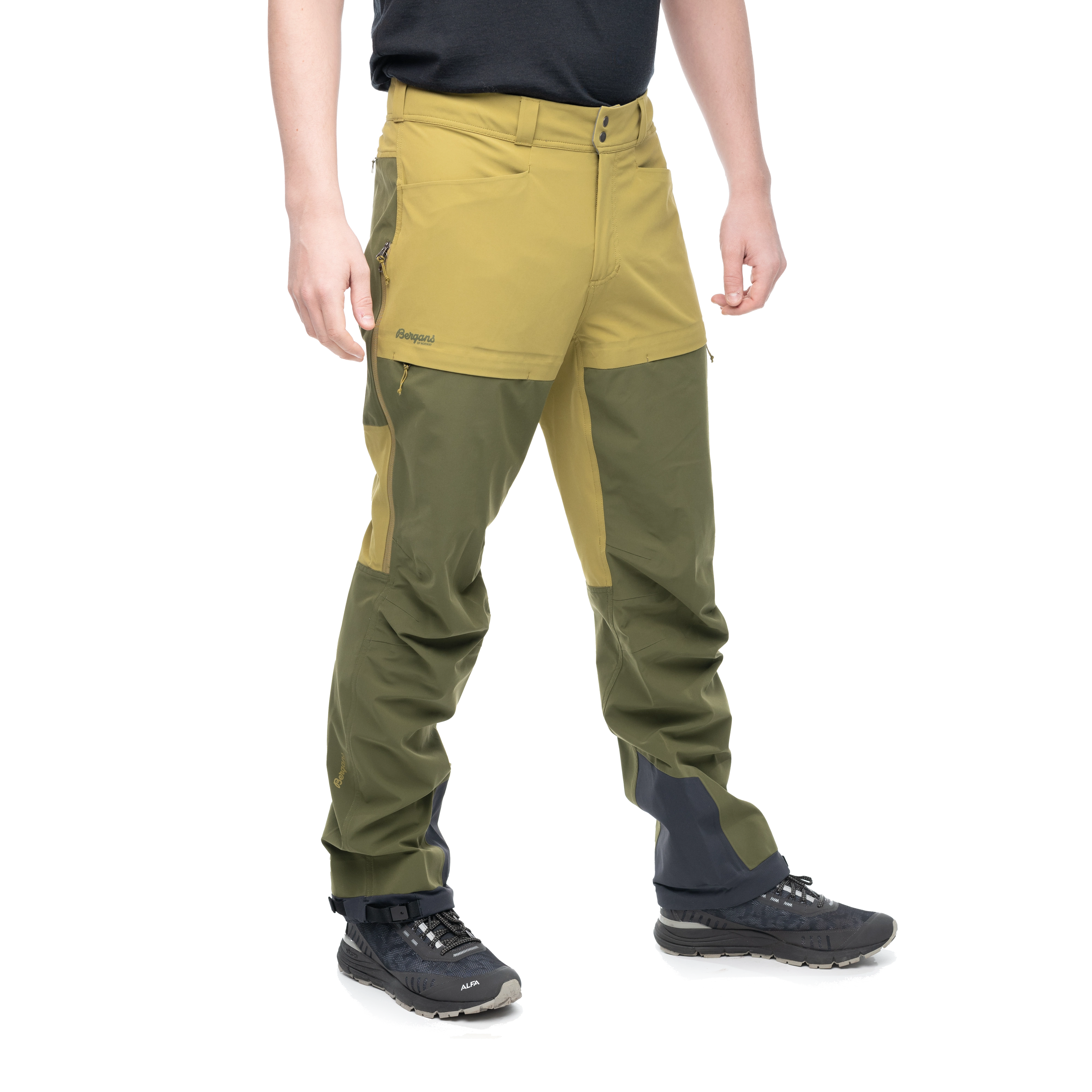 Bekkely Hybrid Pants Olive Green / Dark Olive Green
