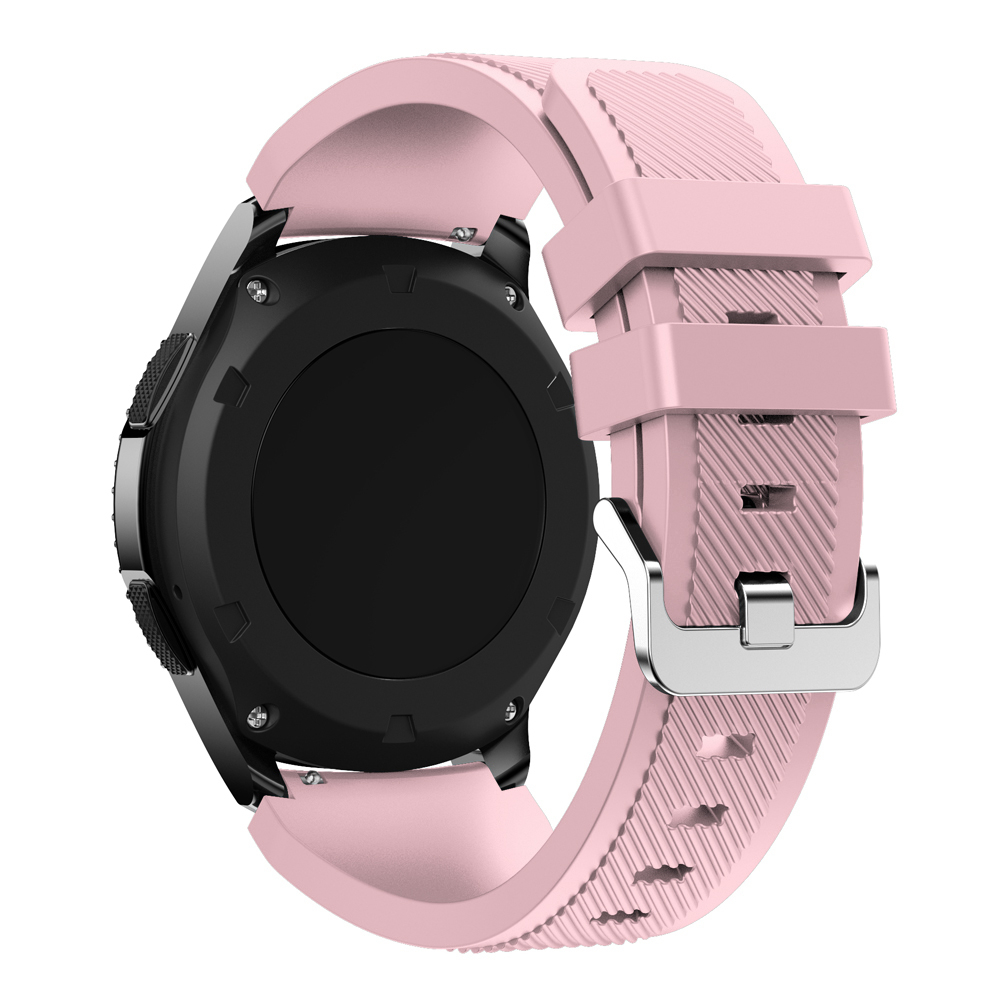Samsung Galaxy Watch 3 (45mm) Ersatz Sport Silikon Armband Grip (Gelenkumfang: 165-230mm) - Rosa