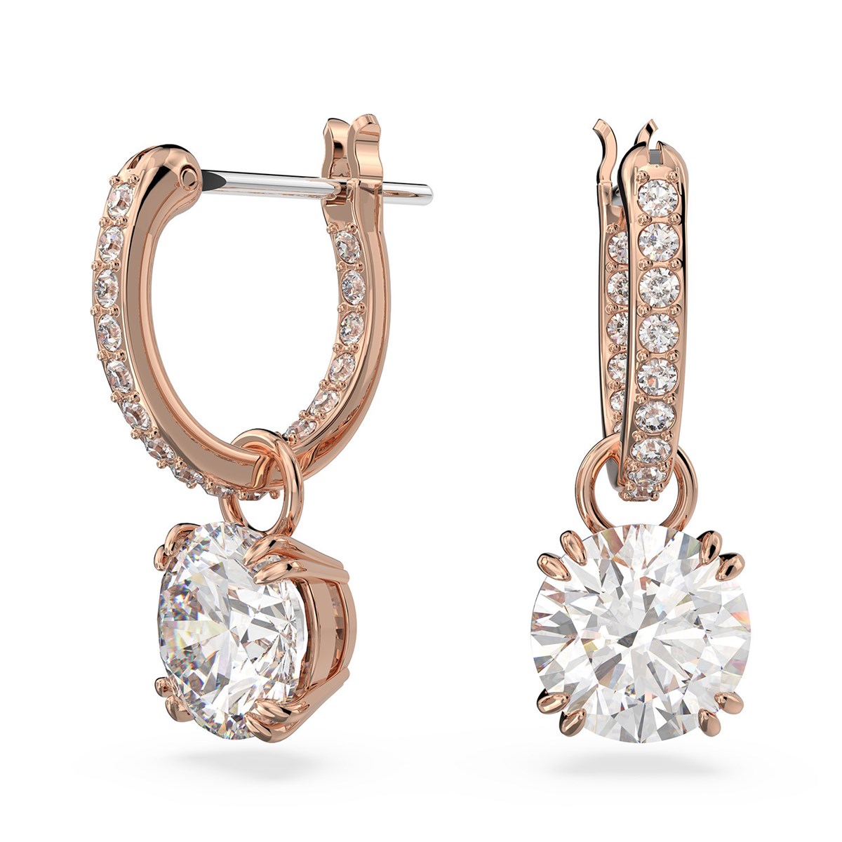 Boucles d'oreilles Swarovski Constella rosées