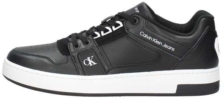 Calvin Klein Cupsole Laceup Basket Low LTH zwart