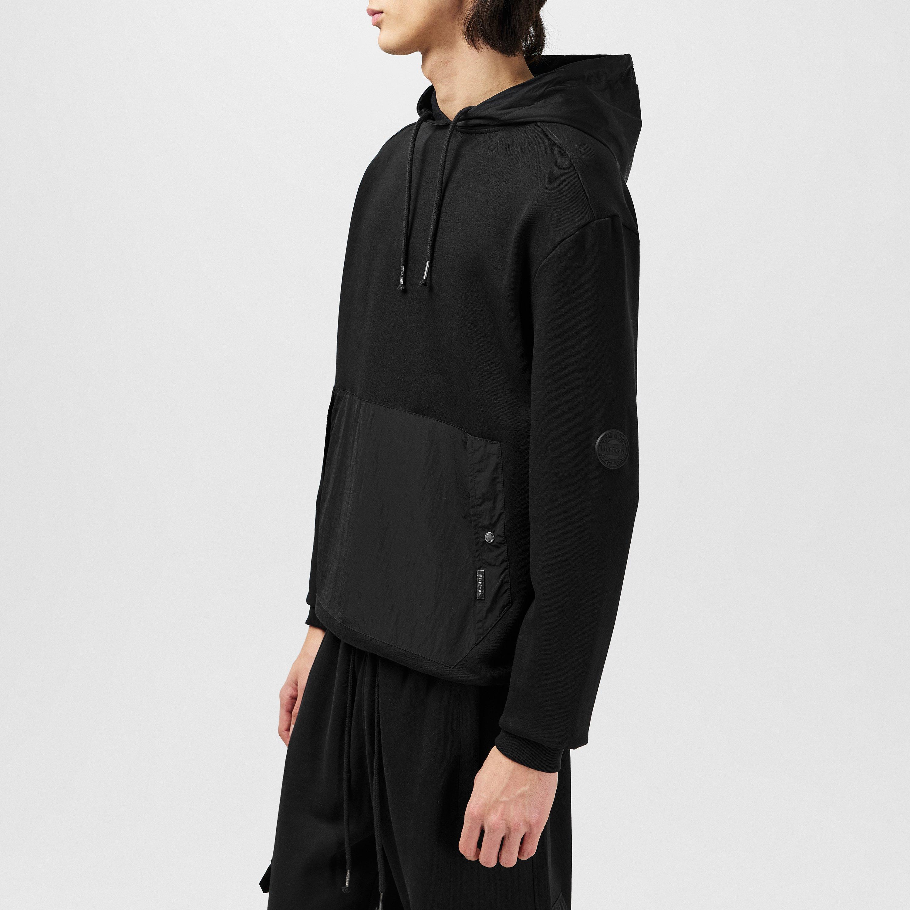 Firetrap Hybrid Hoodie Mens