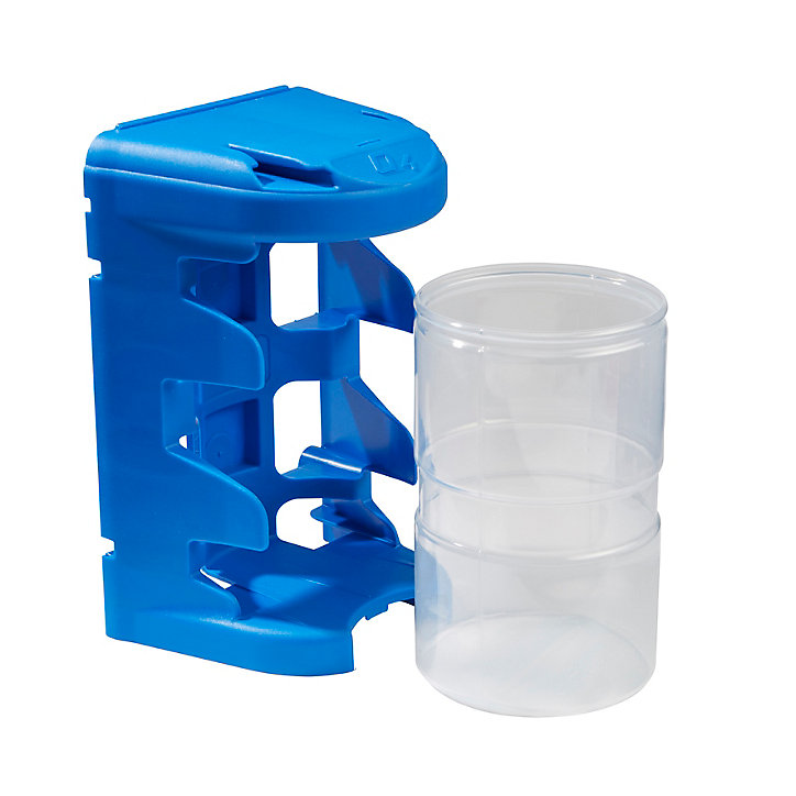 Casier à vis moyen format bleu plastique