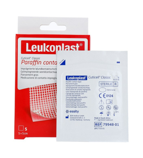Leukoplast Cuticell Classic Kompres met Paraffine 5ST