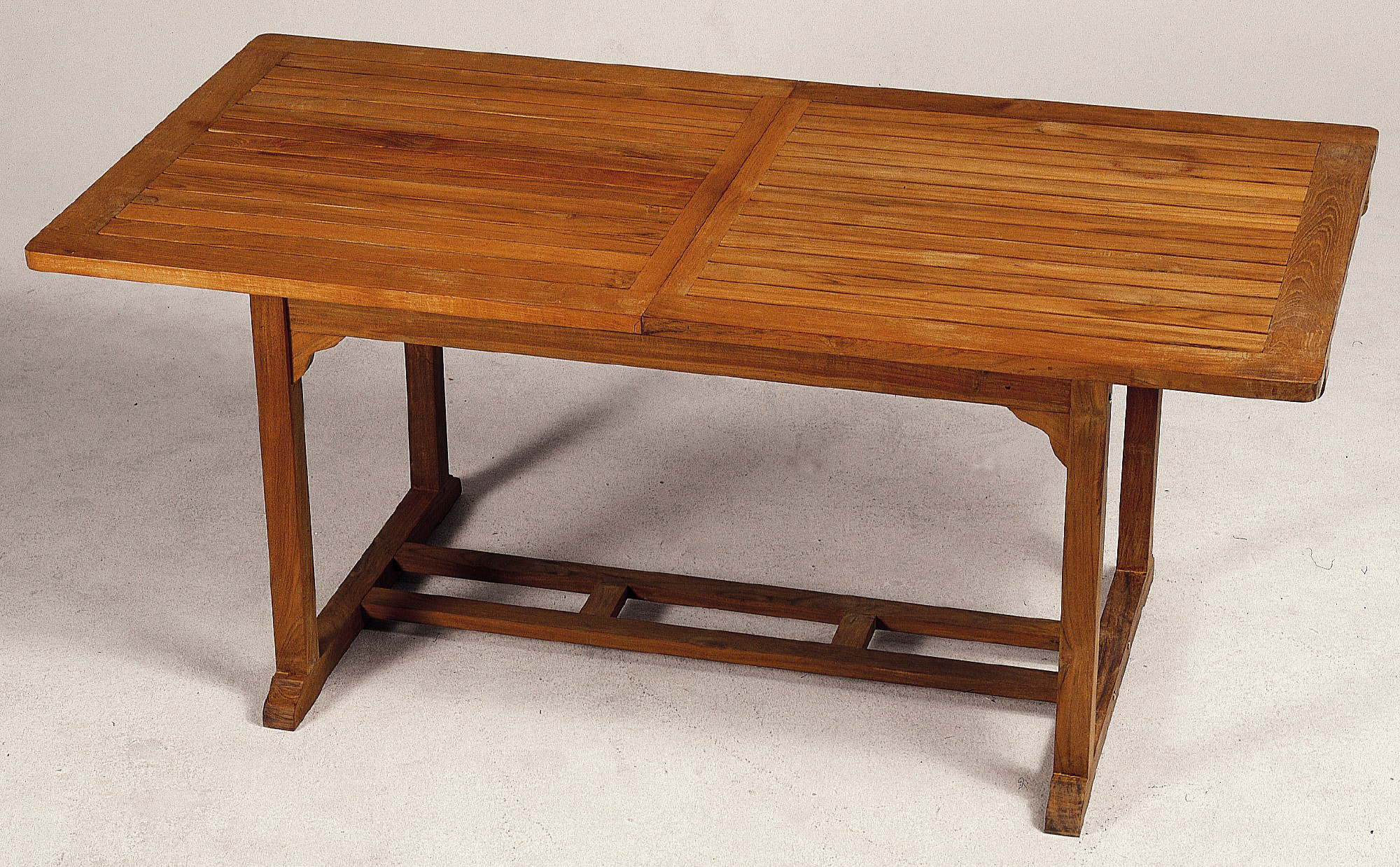 Auszieh-Gartentisch 'Trondheim' aus Teak, natur, B 176/256 cm, L 90 cm günstig bestellen