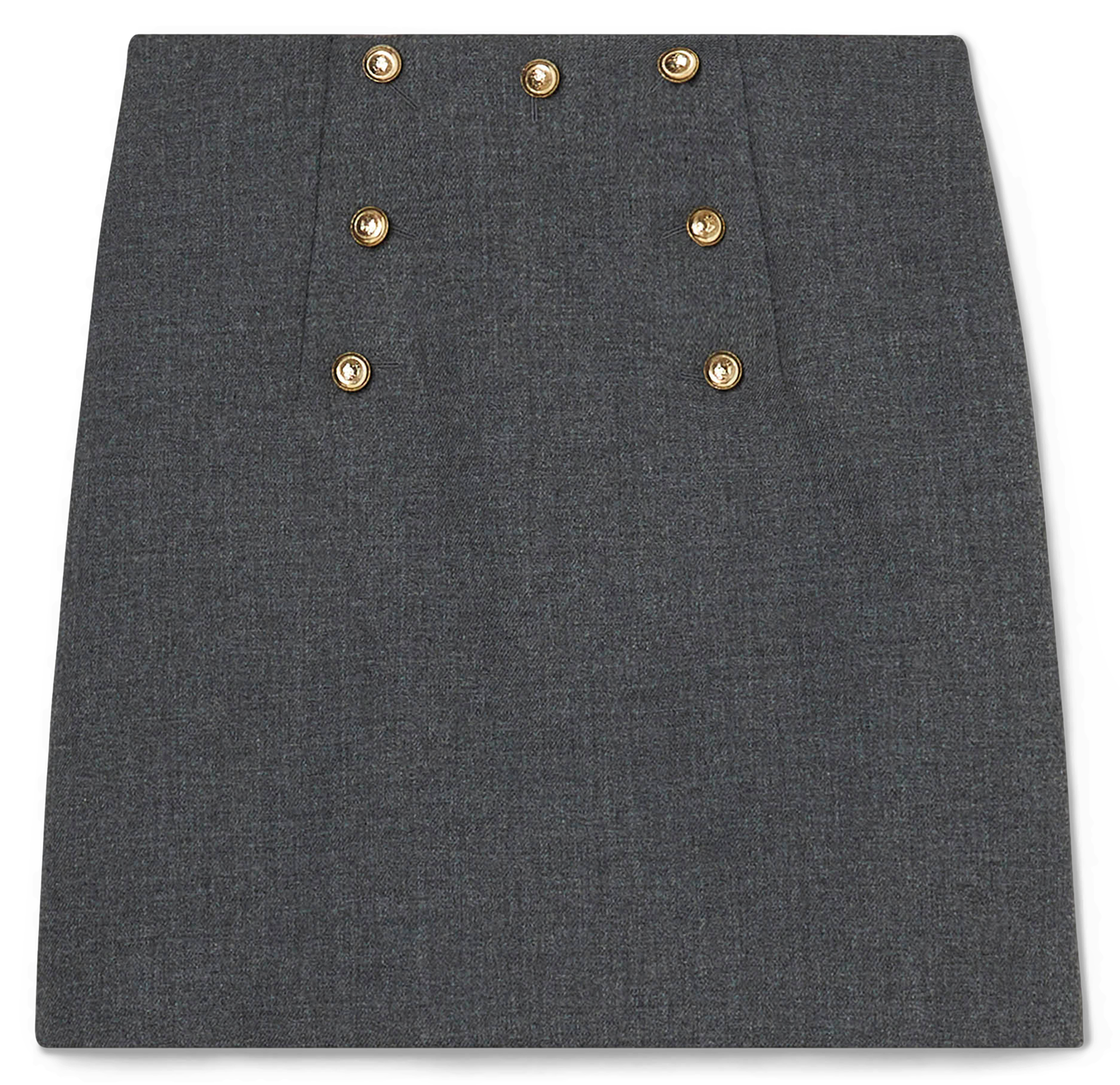 JAMIE - Jupe courte droite| Gris