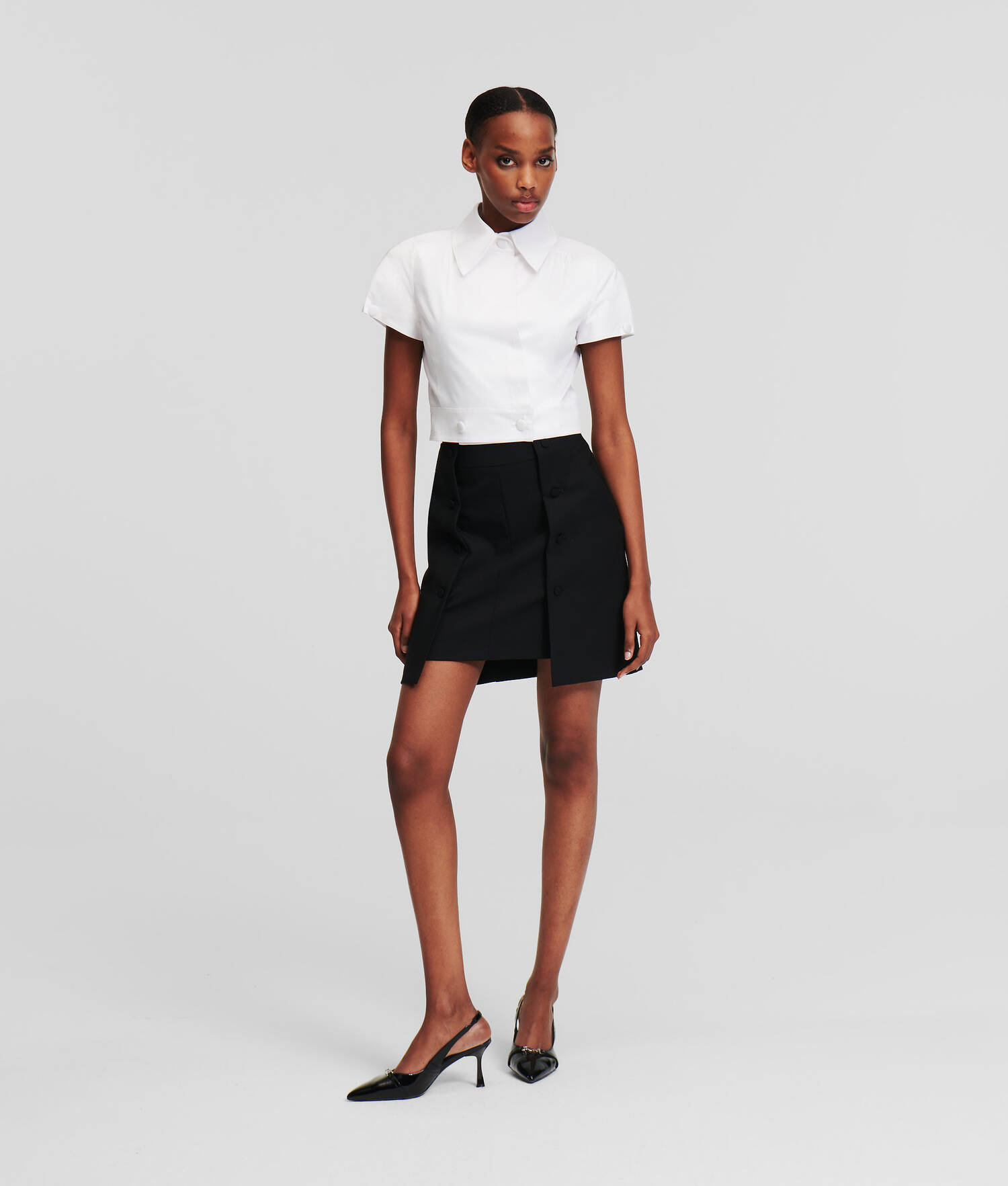 MINI JUPE HABILLÉE KARL ESSENTIALS
