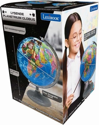 Lexibook Bordlampe Dag & Natt Globus Norsk