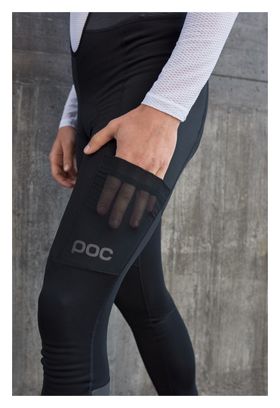Cuissard Long à Bretelles Poc Thermal Cargo Uranium Noir