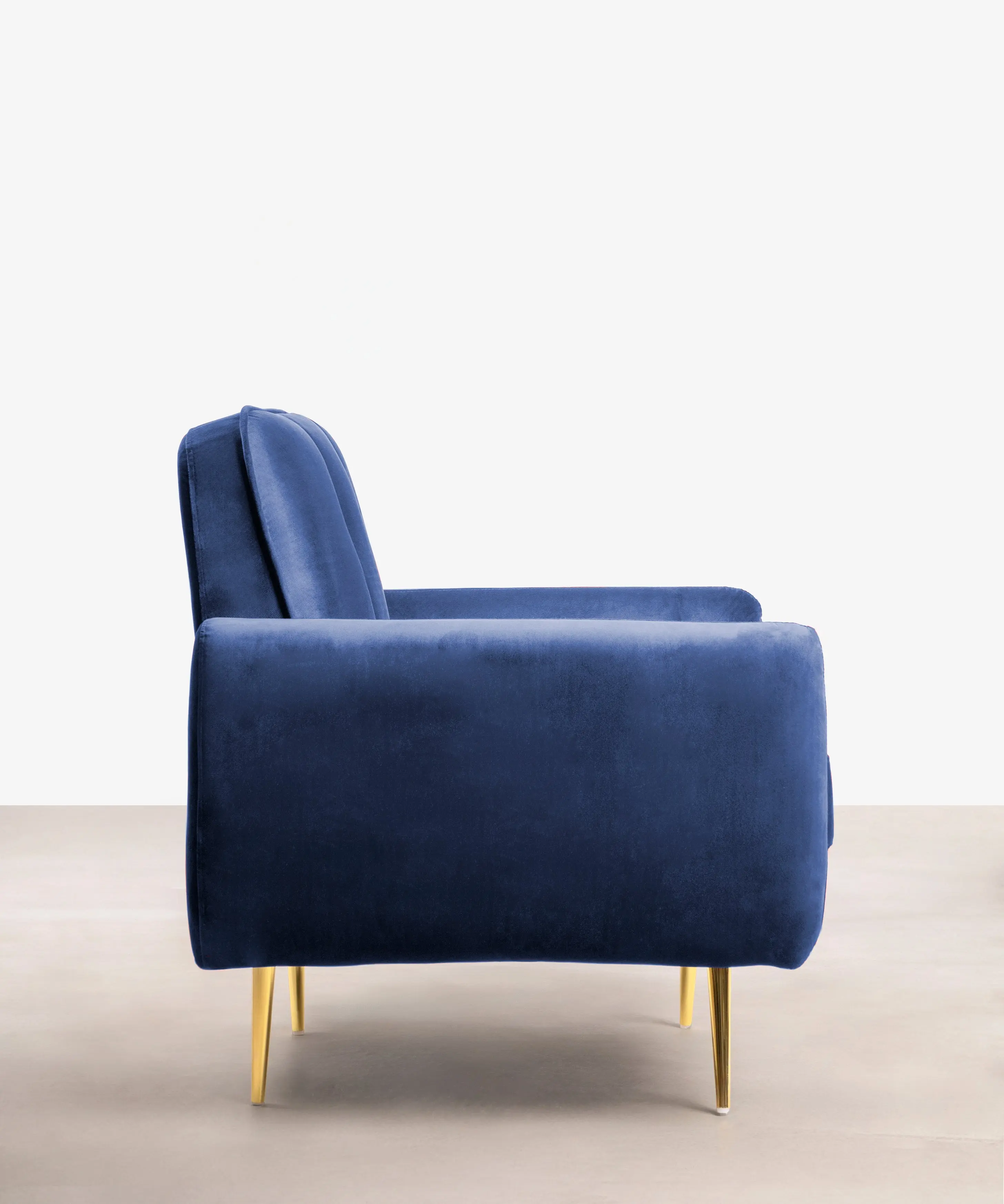 Sillón Tapizado en Terciopelo Margot