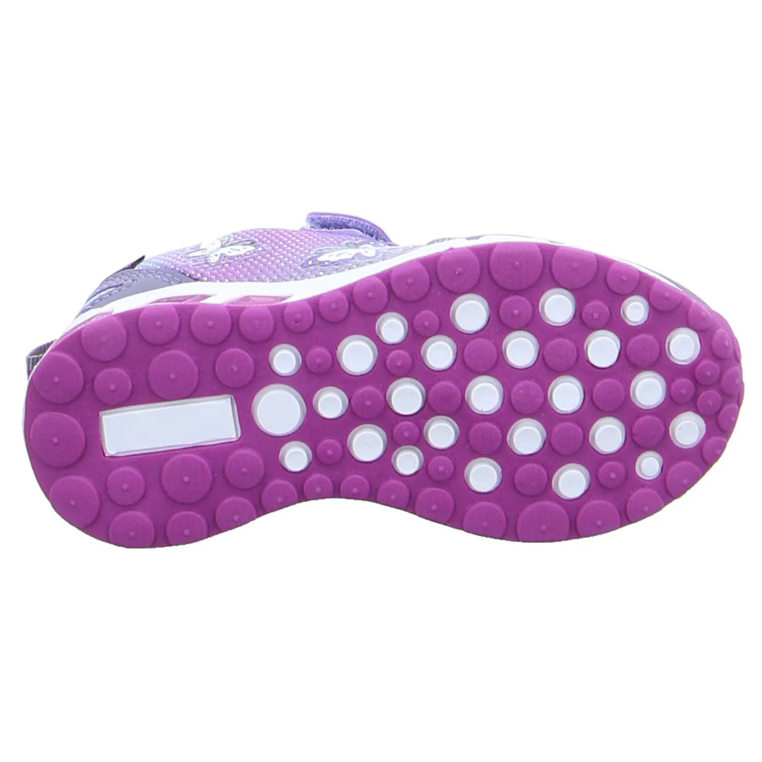 LICO Kleinkinder-Halbschuh Klett Violette Recycelte Materialien  Blinki