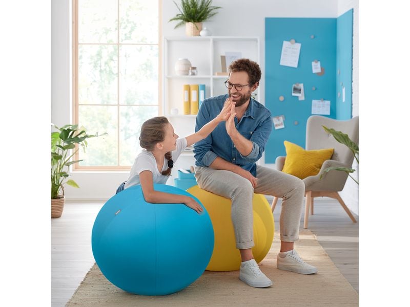 Leitz Sitzball Ergo Cosy Active Blau Der ergonomische Leitz Ergo Cosy Sitzball für aktives Sitzen