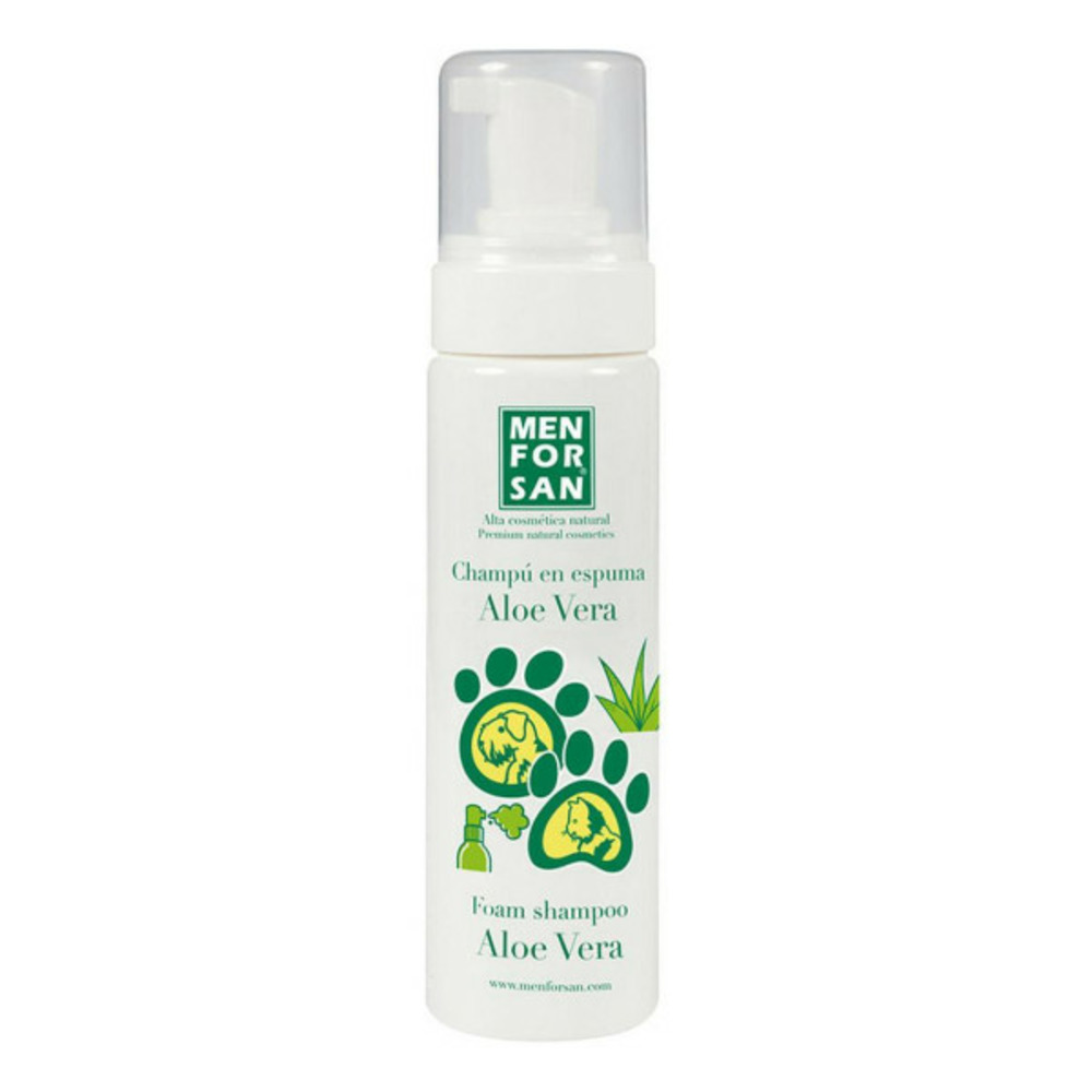 Shampoing pour animaux de compagnie chien aloe vera chats (200 ml)