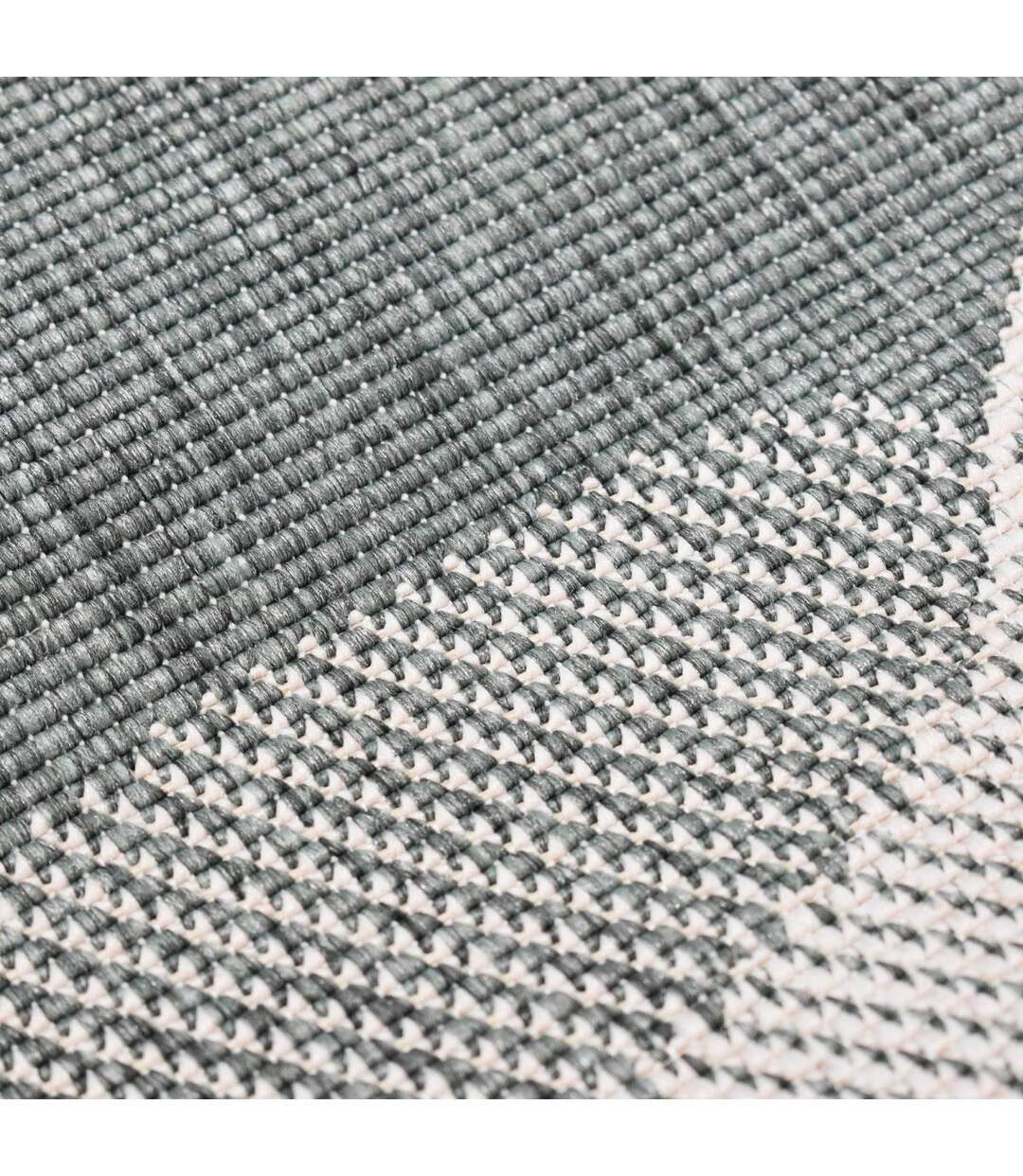 Tapis exterieur FLEREV REVERSIBLE ROND en polypropylène OEKO TEX
