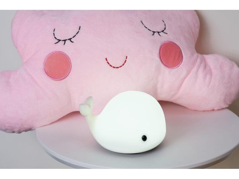Pauleen Nachtlicht Night Whale LED Weiche Nachttischleuchte