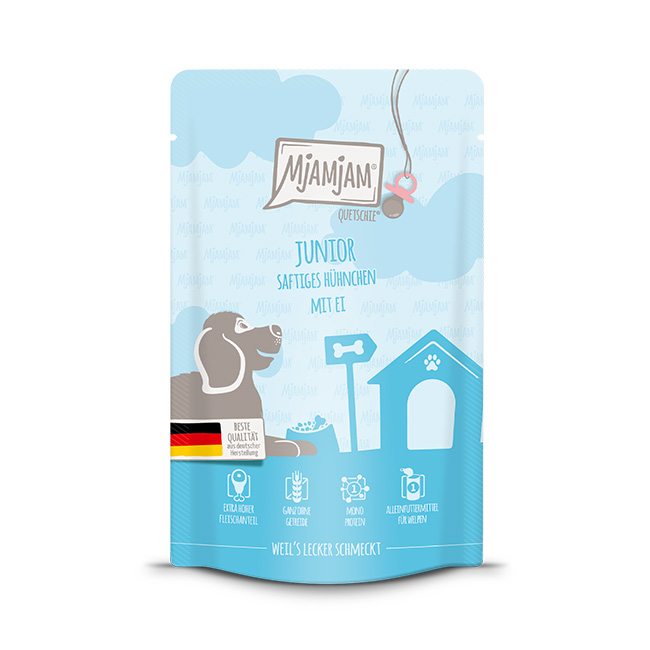 Quetschie - Junior saftiges Hühnchen mit Ei