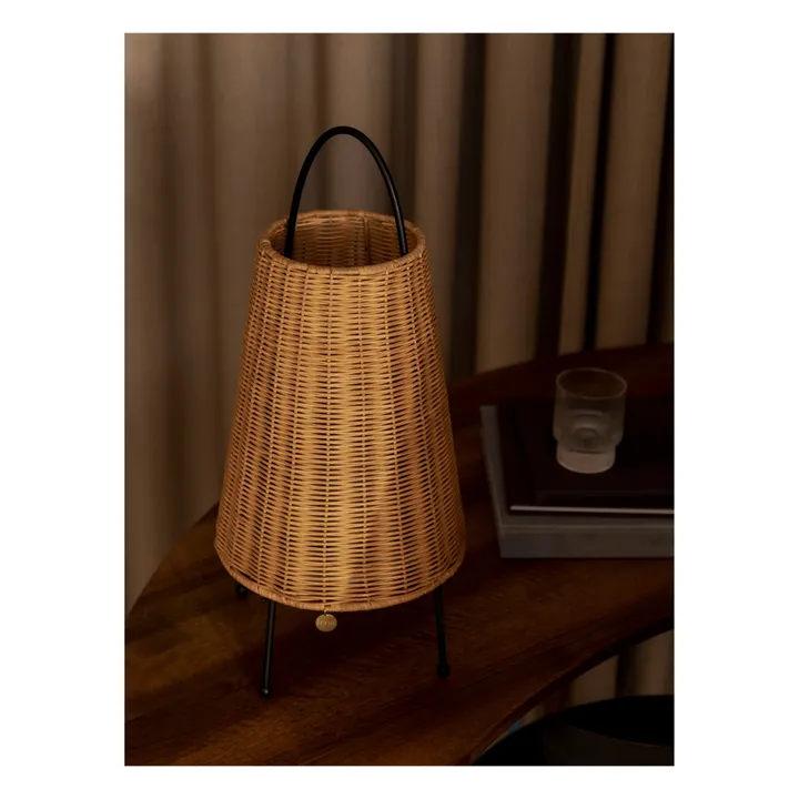 Ferm Living Lampe à poser Porti en rotin