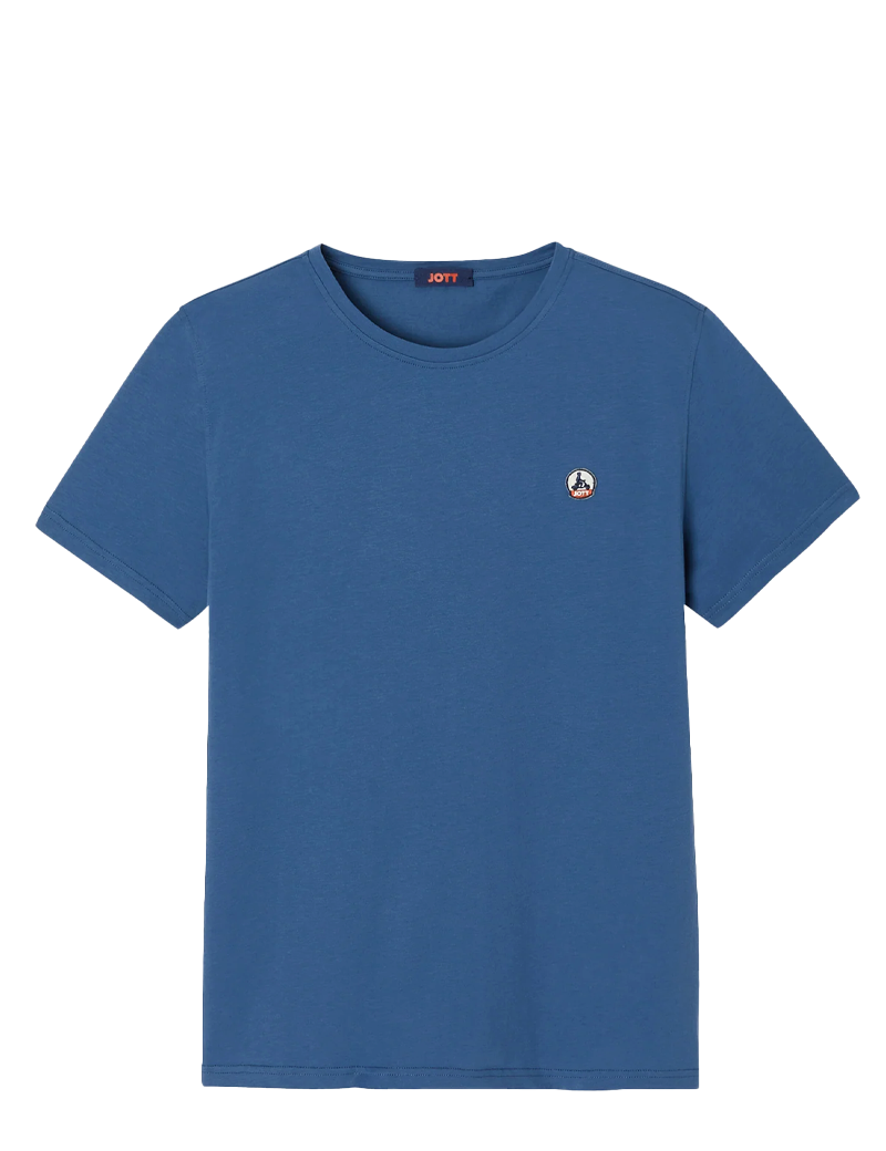 JOTT T-SHIRT HOMME MANCHES COURTES PIETRO BLEU JEAN