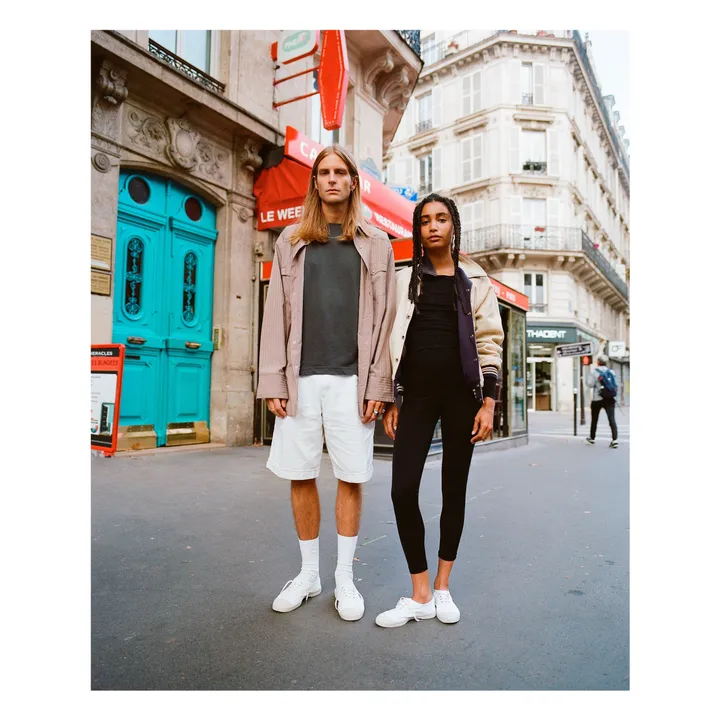 Bensimon Tennis Lacets Vegan | Blanc