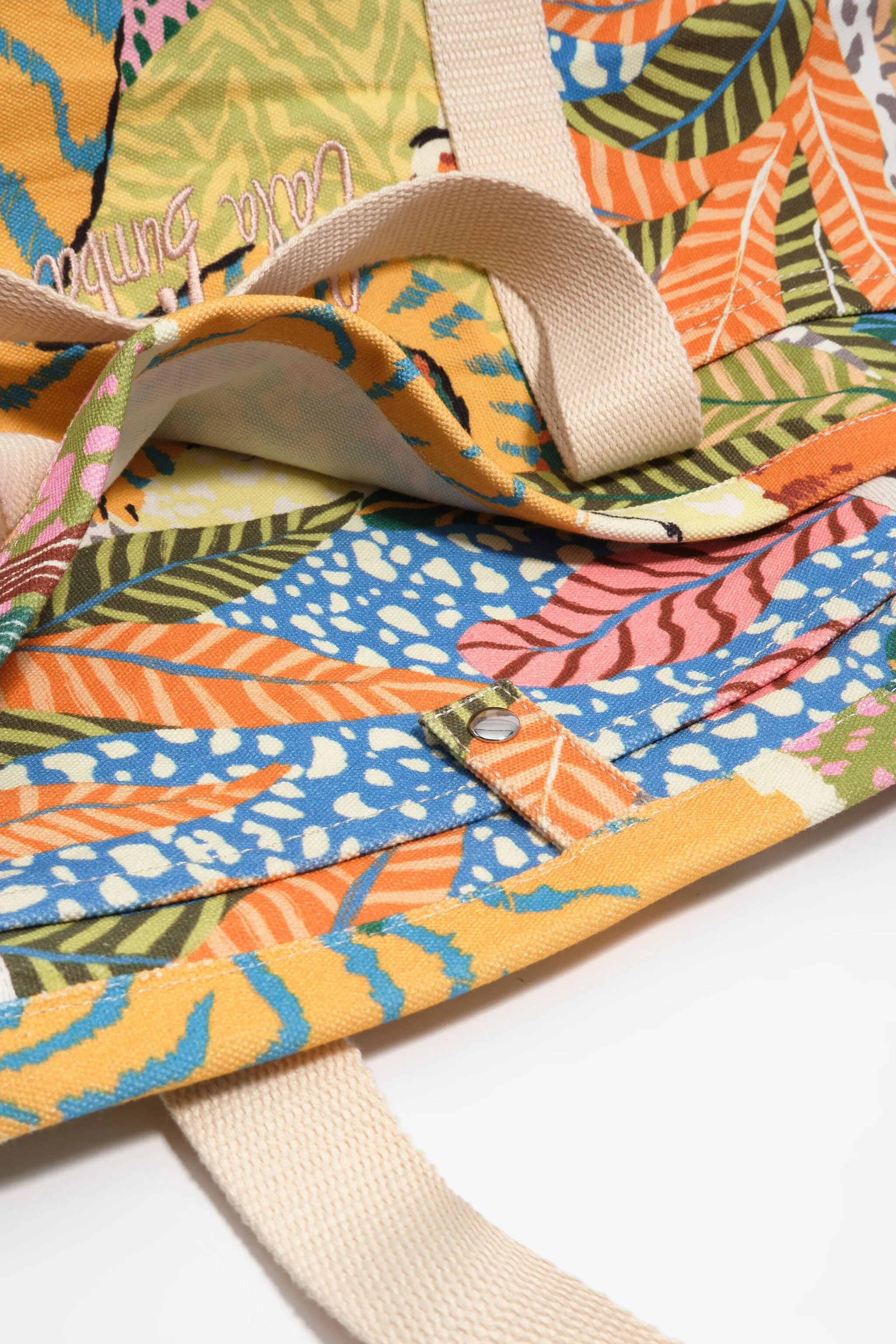 Bolsa de praia maxi selvagem de algodão