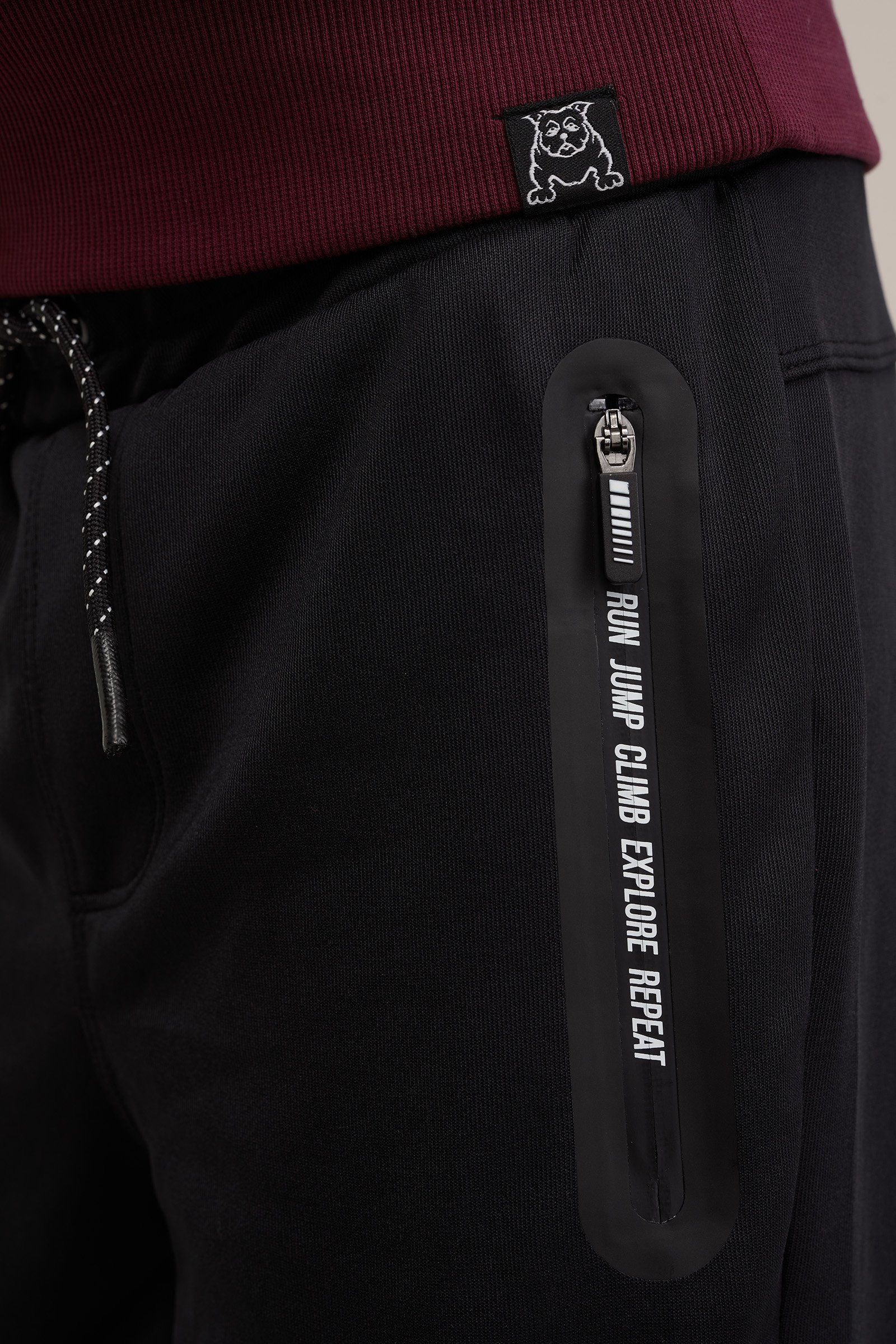 Jongens technical sweat joggingbroek WE Fashion Zwart