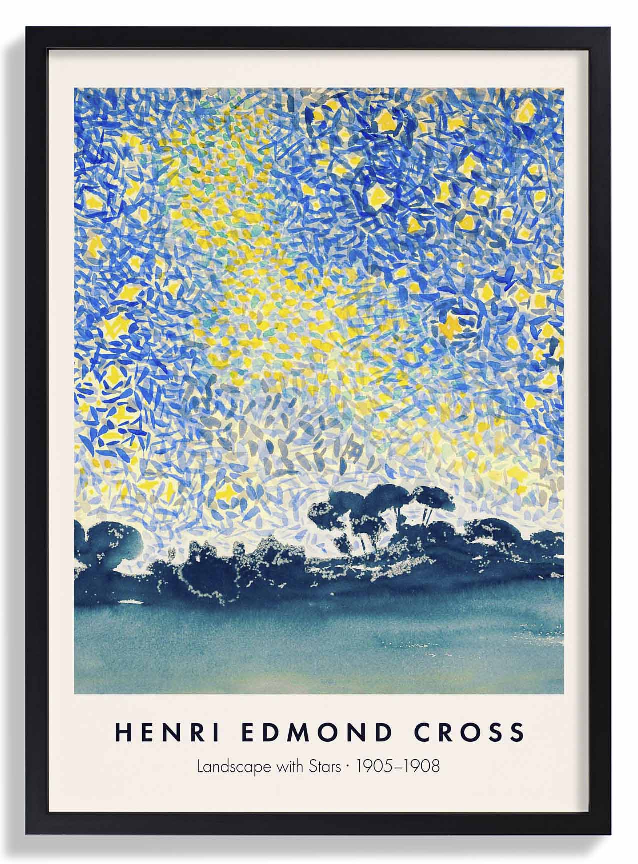 Landschaft mit Sternen von Henri Edmond Cross