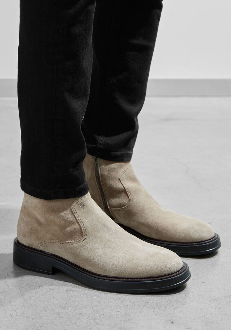 grijze tod's enkelboots xxm61k0hm10