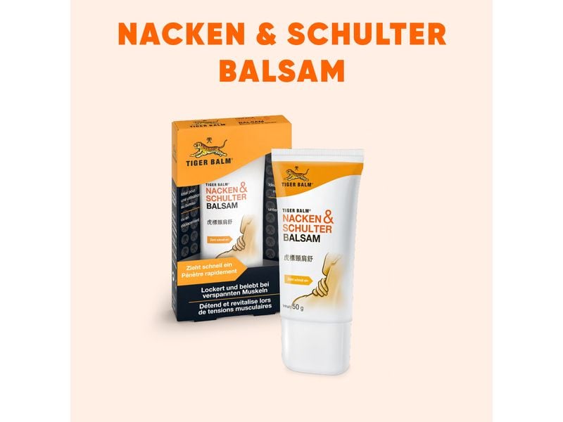 Tiger Balm Nacken & Schulter Balsam 50 g Balsam gegen Verspannungen