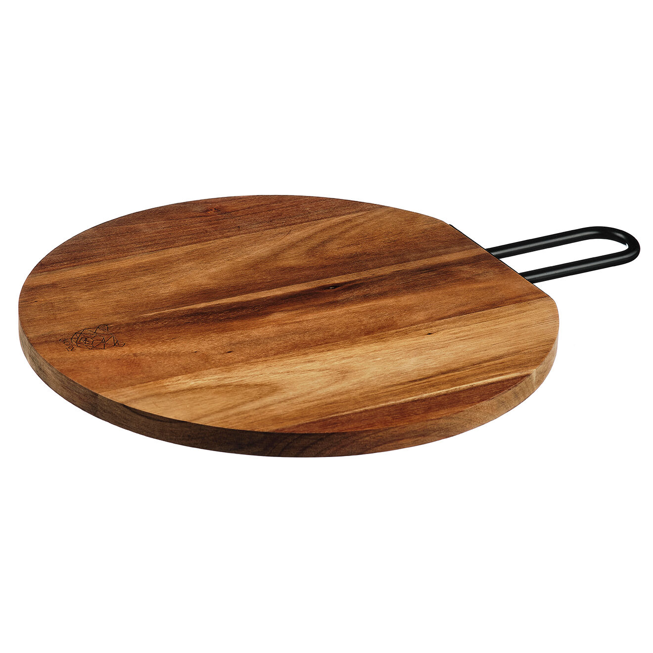 Bjorn Planche à découper en bois d'acacia Stine bois vernis - 40x31x1 cm