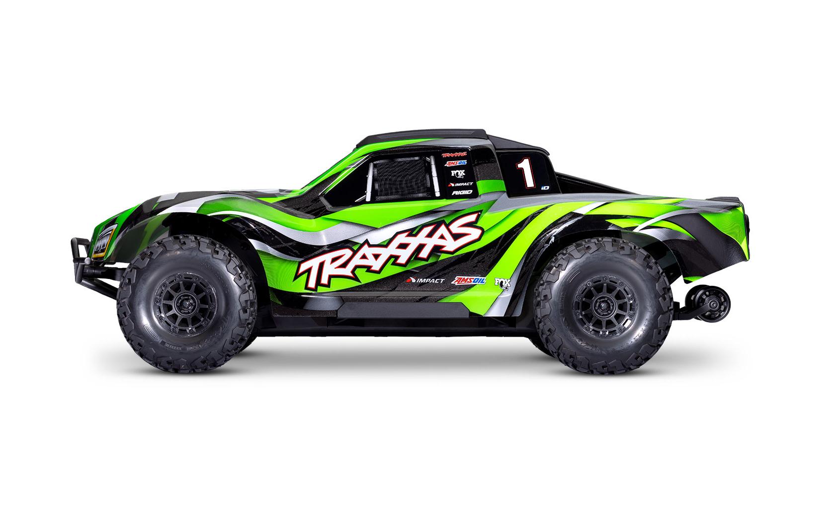 Short Course Truck Maxx Slash 4x4 6S Grün, ARTR, 1:8<br>Robuster 6S Brushless 4WD SCT