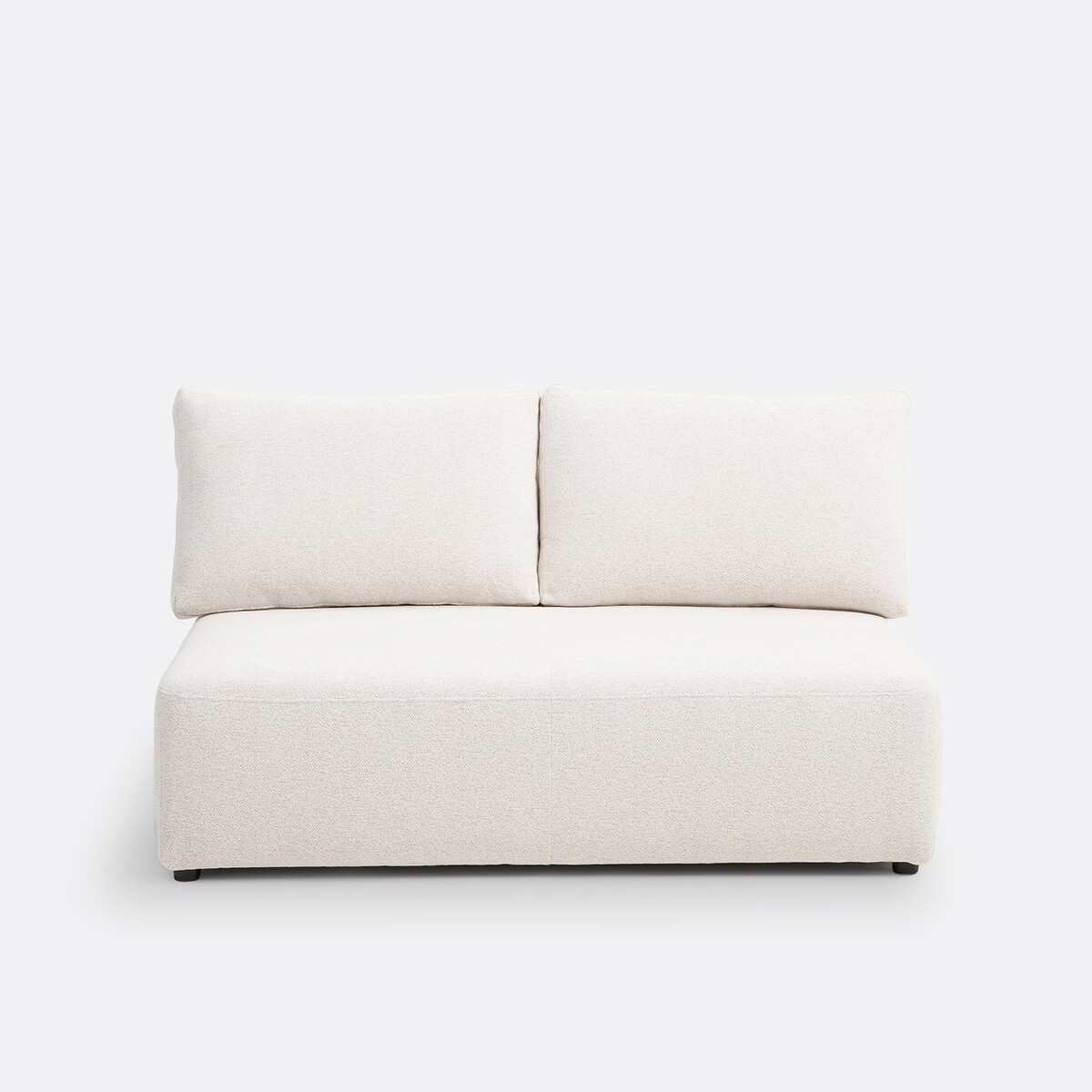 LA REDOUTE INTERIORS<br>Sofá modular de 2 lugares, tecido texturizado, Monica