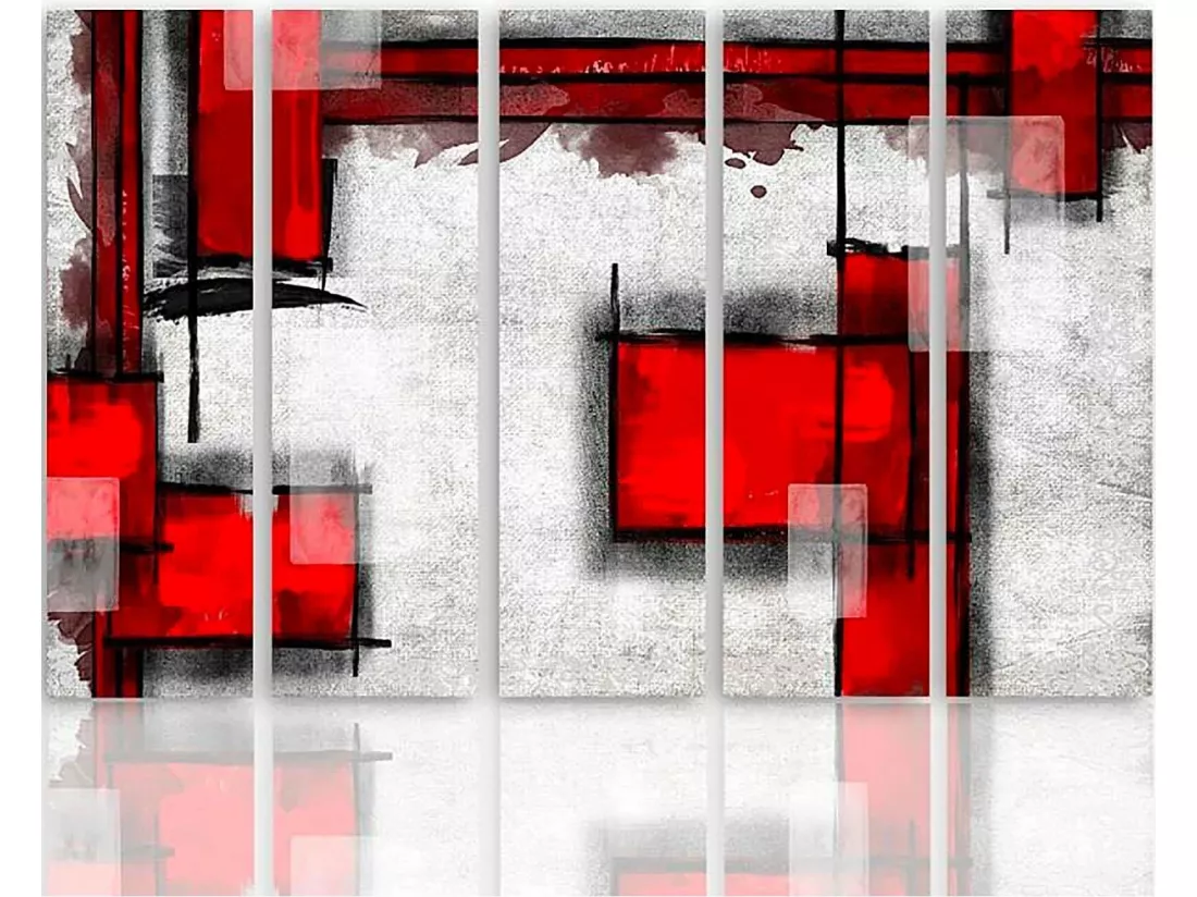 Tableau abstraction géométrique 5 - 150 x 100 cm
