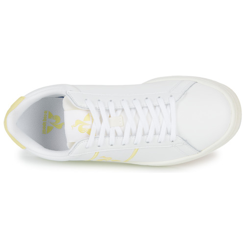 Le Coq Sportif - CLASSIC SOFT W - Blanc / Jaune