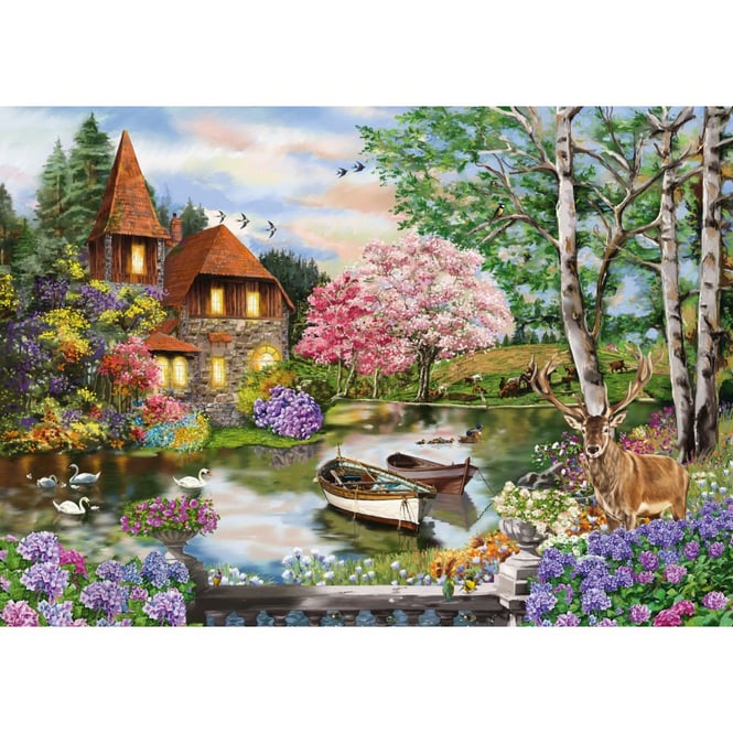 Haus am See - 1000 Teile Puzzle