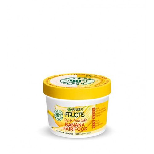 Garnier Fructis Hair Food Máscara de Cabelo Banana 390ml
