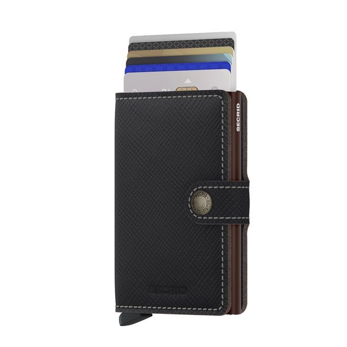 Secrid Miniwallet Saffiano Brown