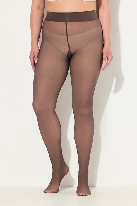Strumpfhose, transparente Optik, innen hautfarben