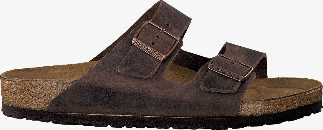 bruine birkenstock slippers arizona heren