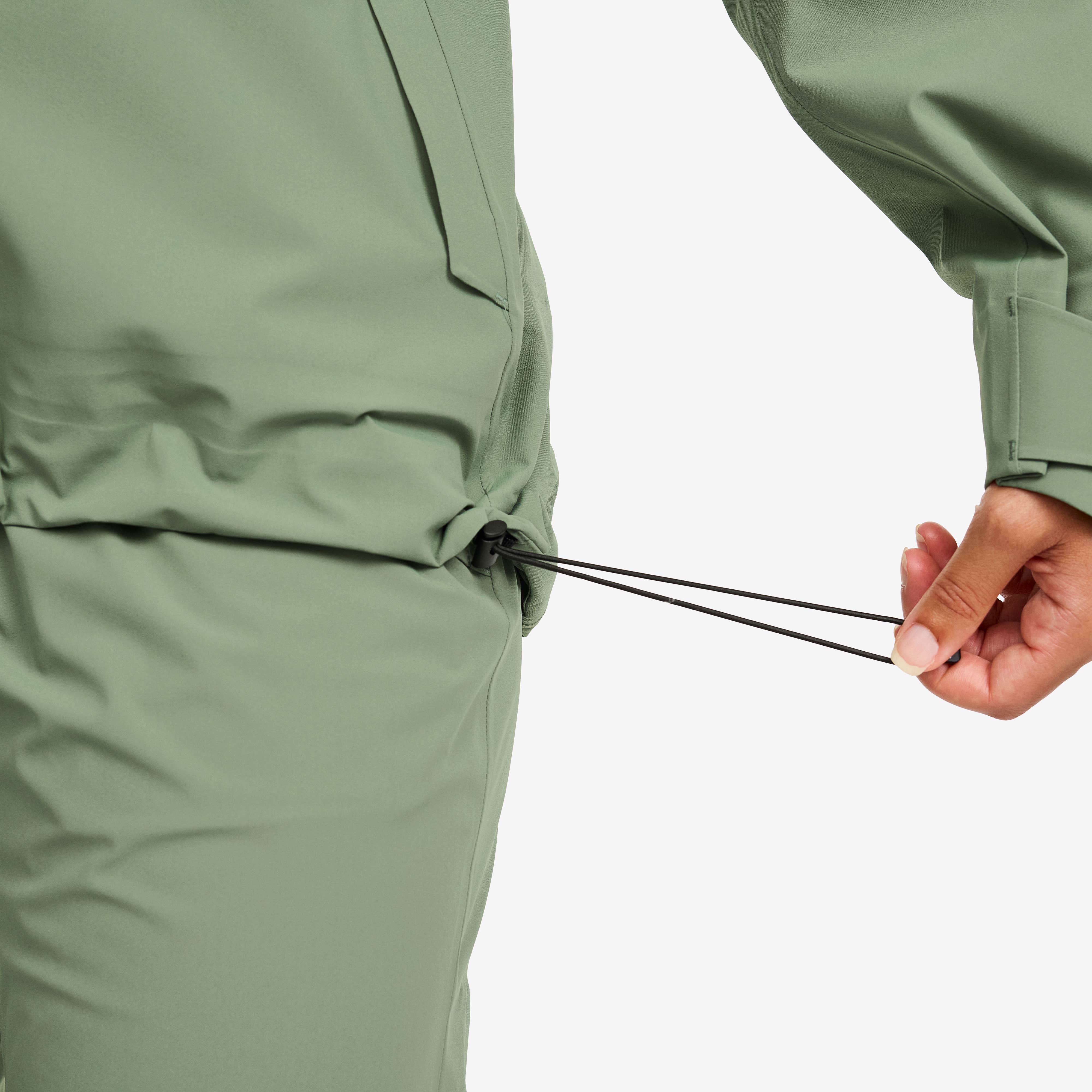 Cloud 3L Shell Jacket Dame Dusty Green