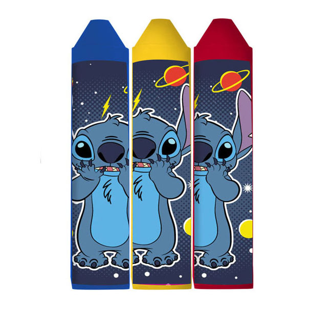 Tekenblok Lilo & Stitch met Stickers en 3 Krijtjes, 40 Vellen