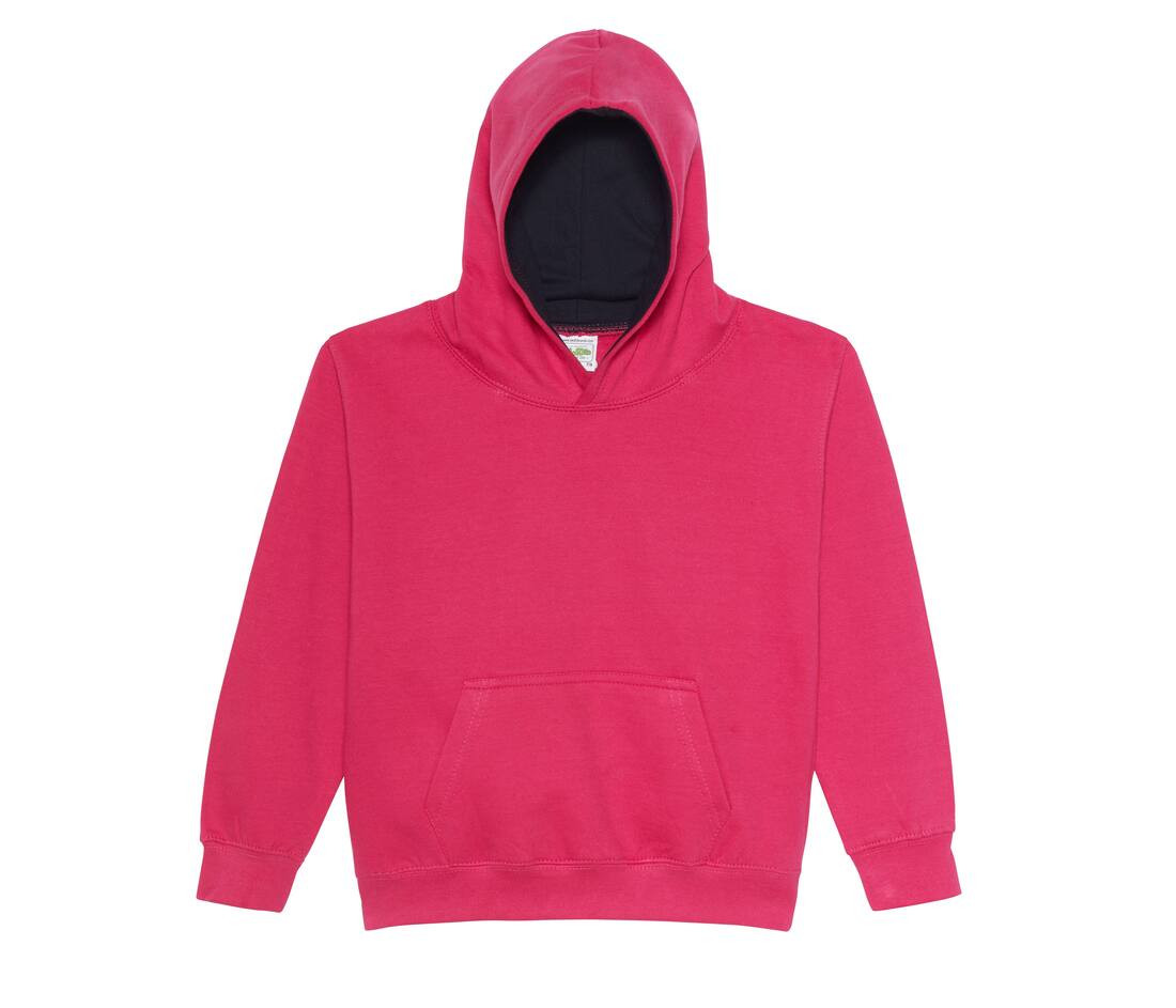 AWDIS JH03J - Sweat enfant capuche contrastée