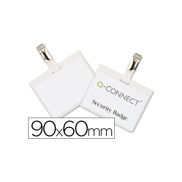 Q-Connect Identificador c/ Mola 60x90mm 25 Un.